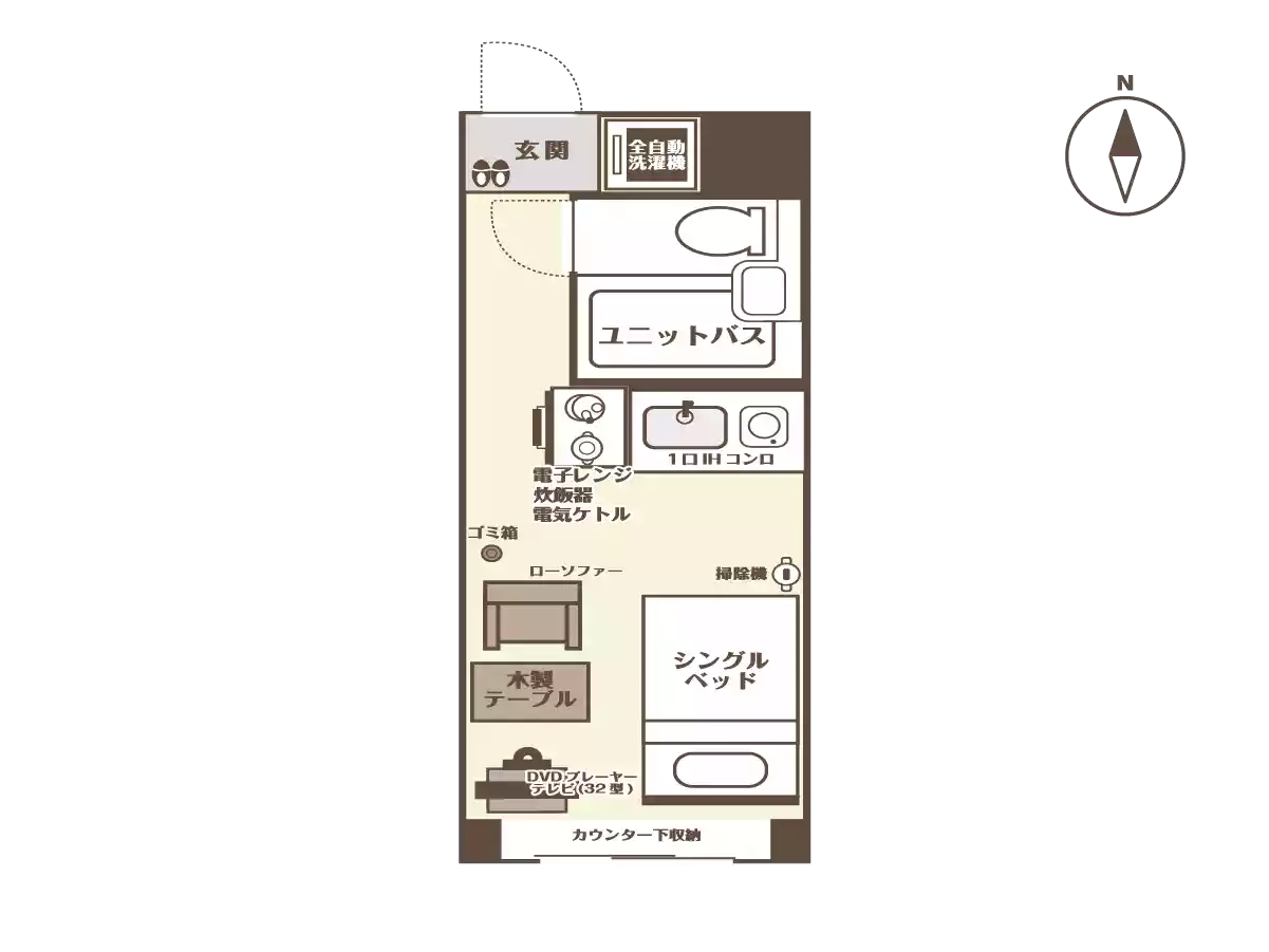 エリアワン新大阪駅北の間取り写真