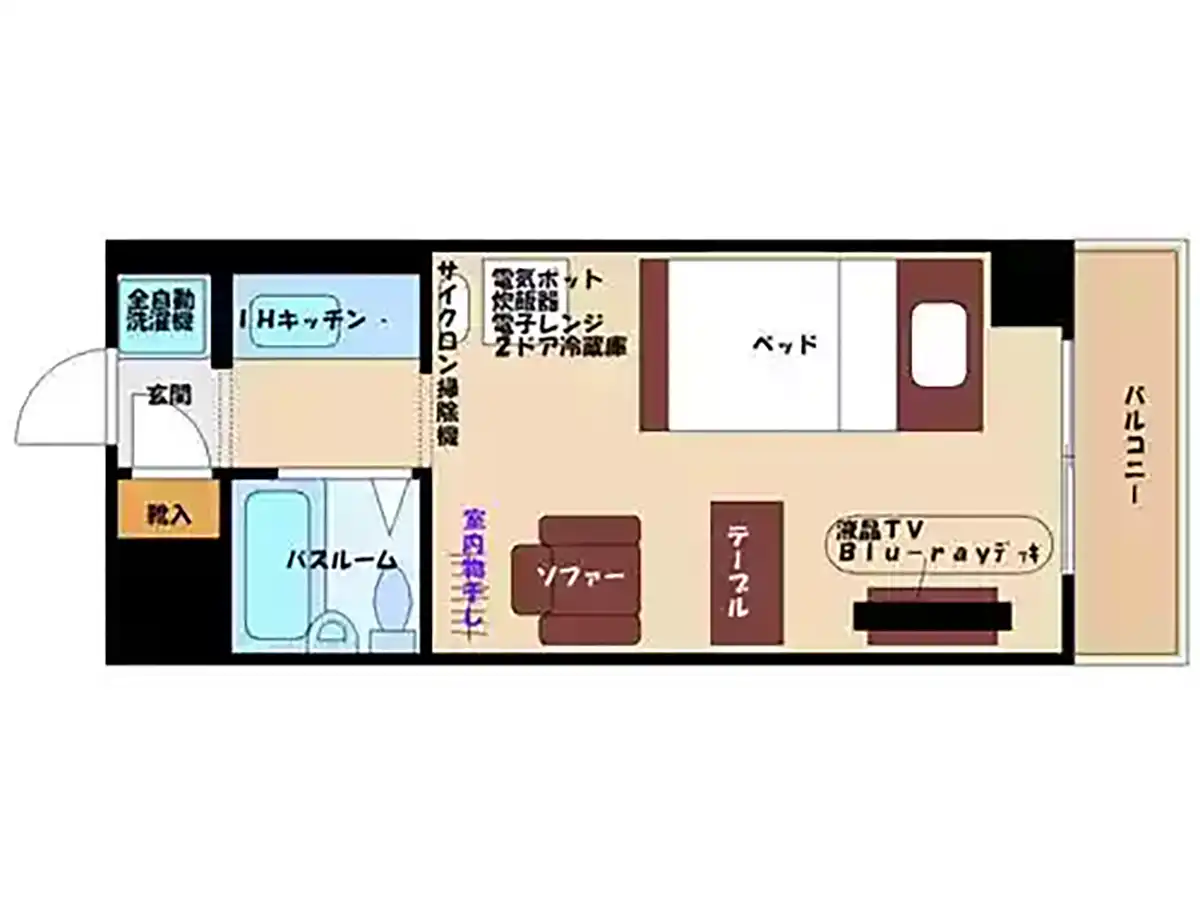 エリアワン堺フェニックス通りの間取り写真