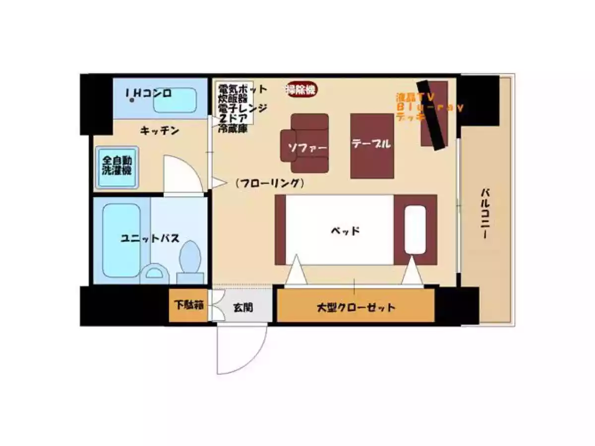 エリアワン奈良公園の間取り写真