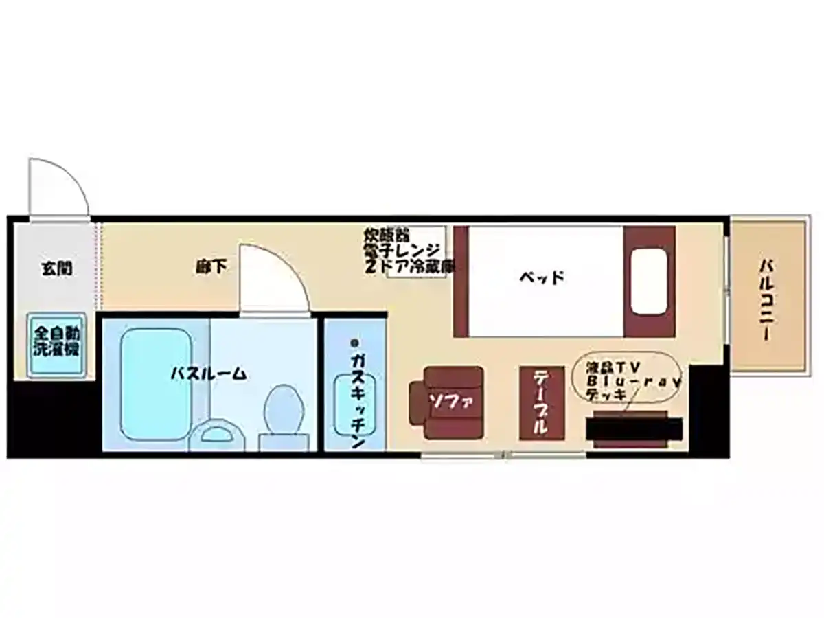 エリアワン和歌山三木町の間取り写真