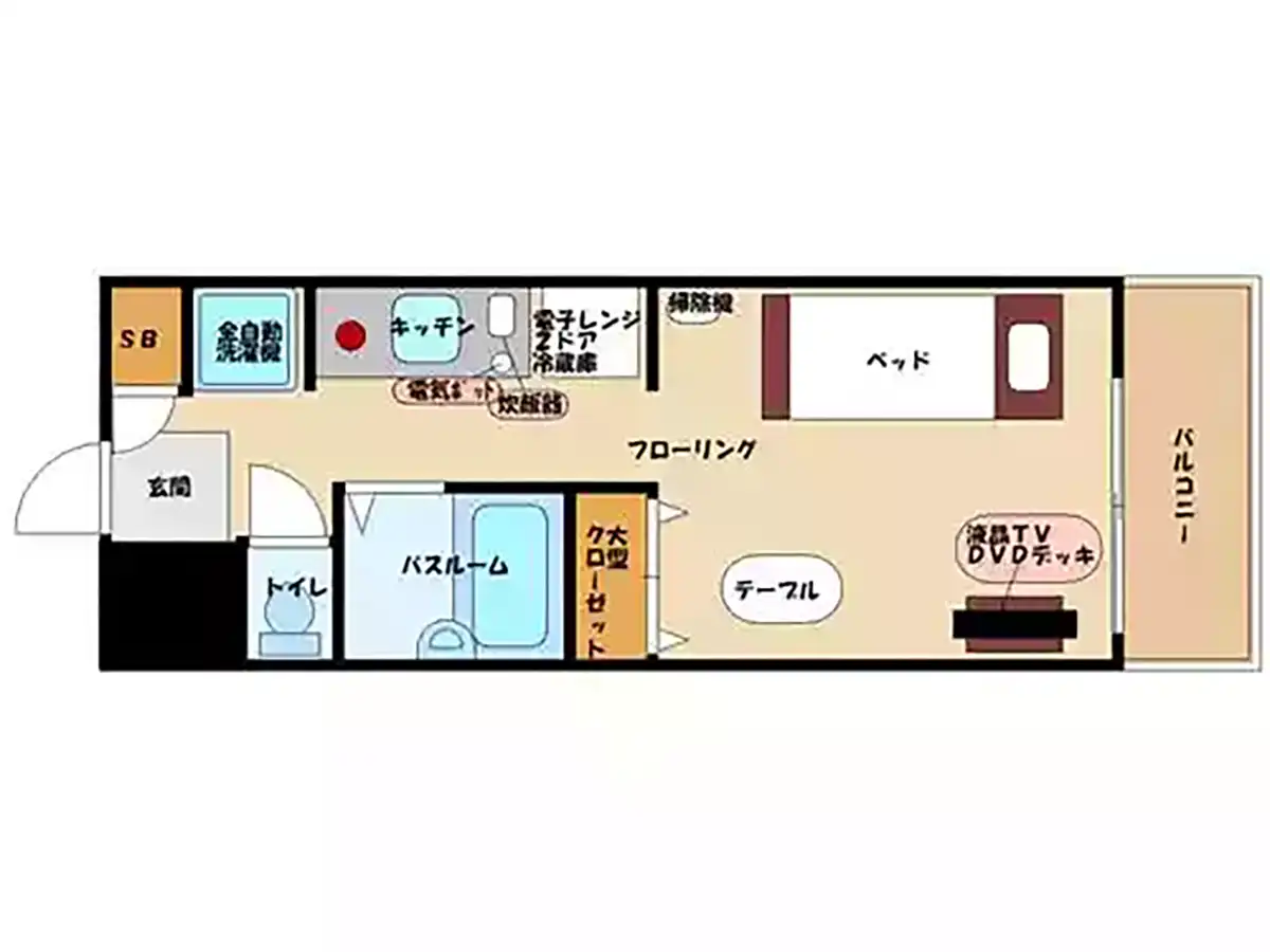 エリアワン山口宇部の間取り写真