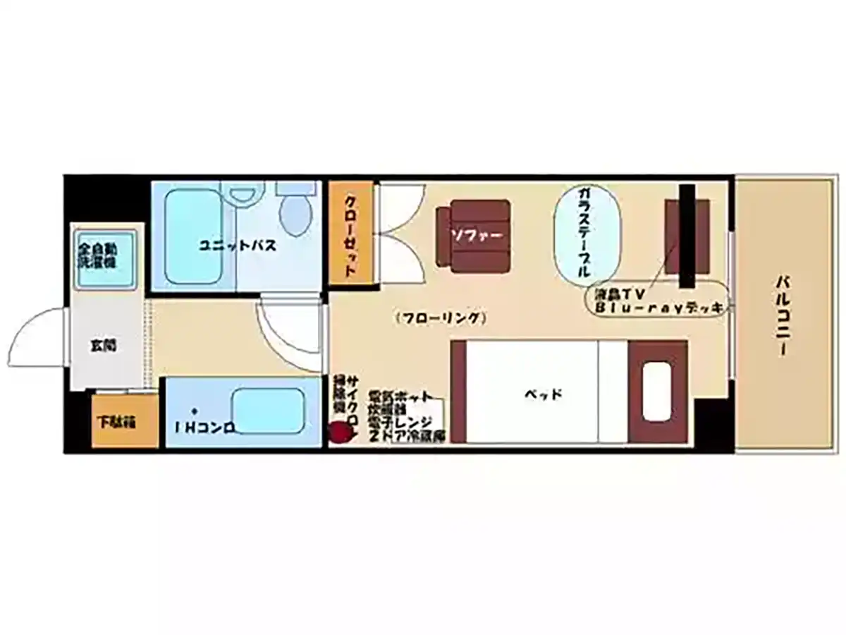 エリアワン香川大学南の間取り写真