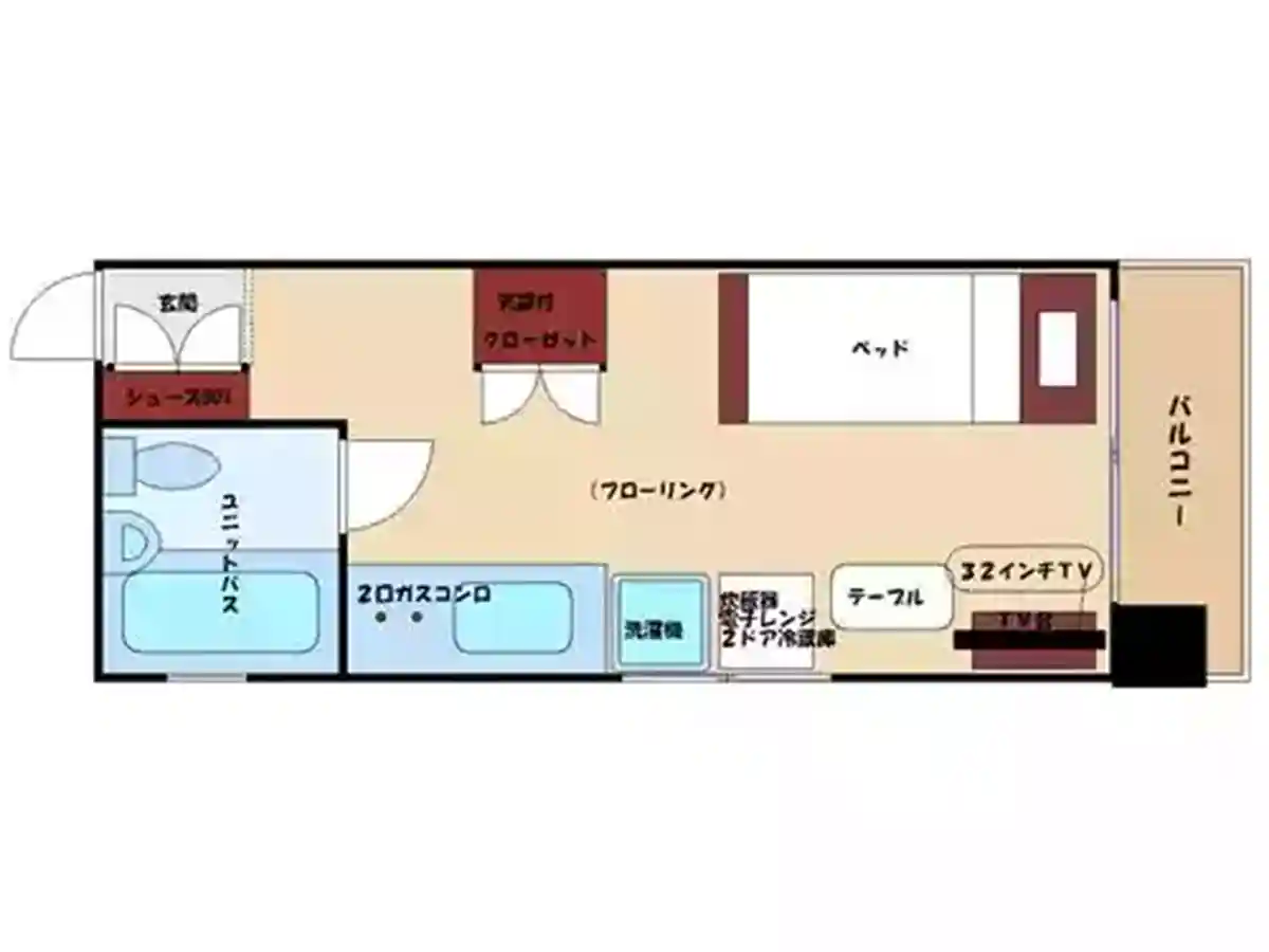 エリアワンはりまや橋の間取り写真