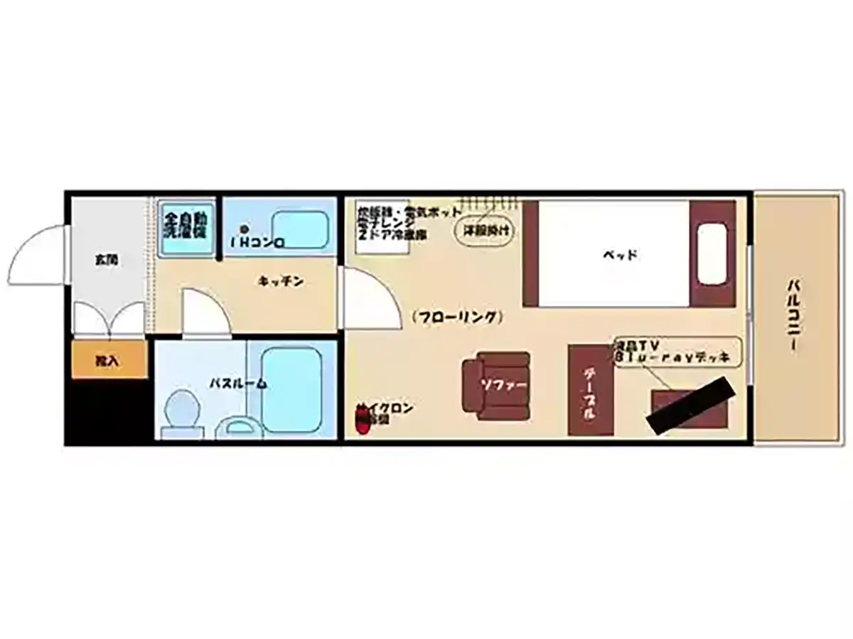 エリアワン高知県庁前の間取り写真