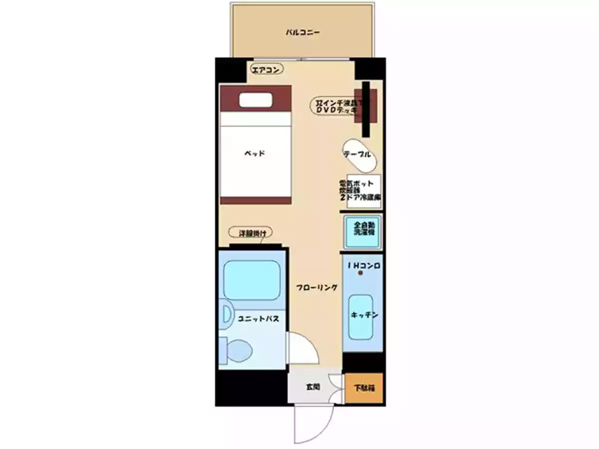 エリアワン天神南の間取り写真