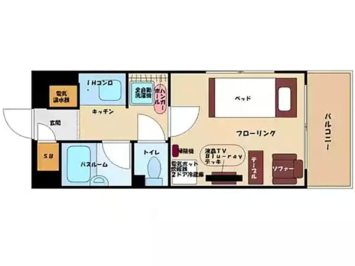 エリアワン天神アベニューの間取り写真