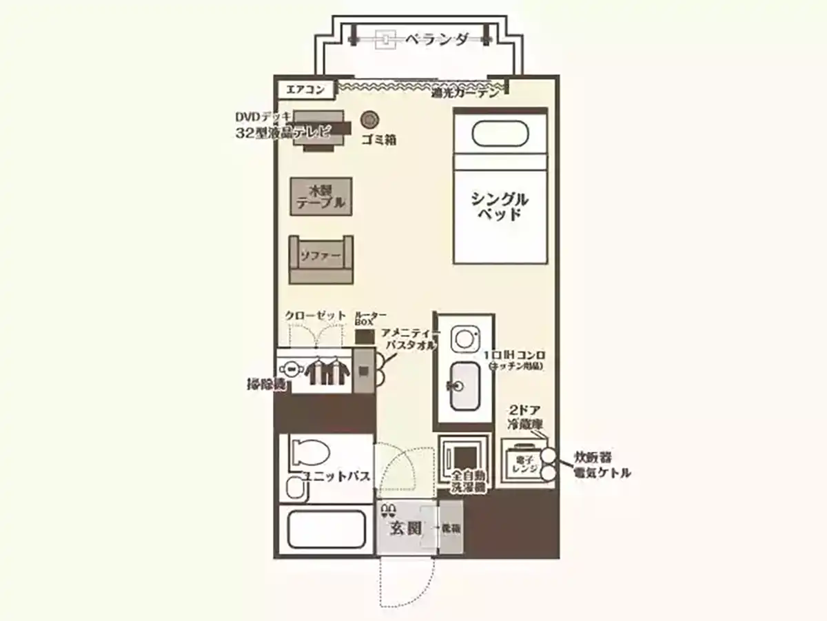 エリアワン宮崎空港セントヒルズマリーナの間取り写真