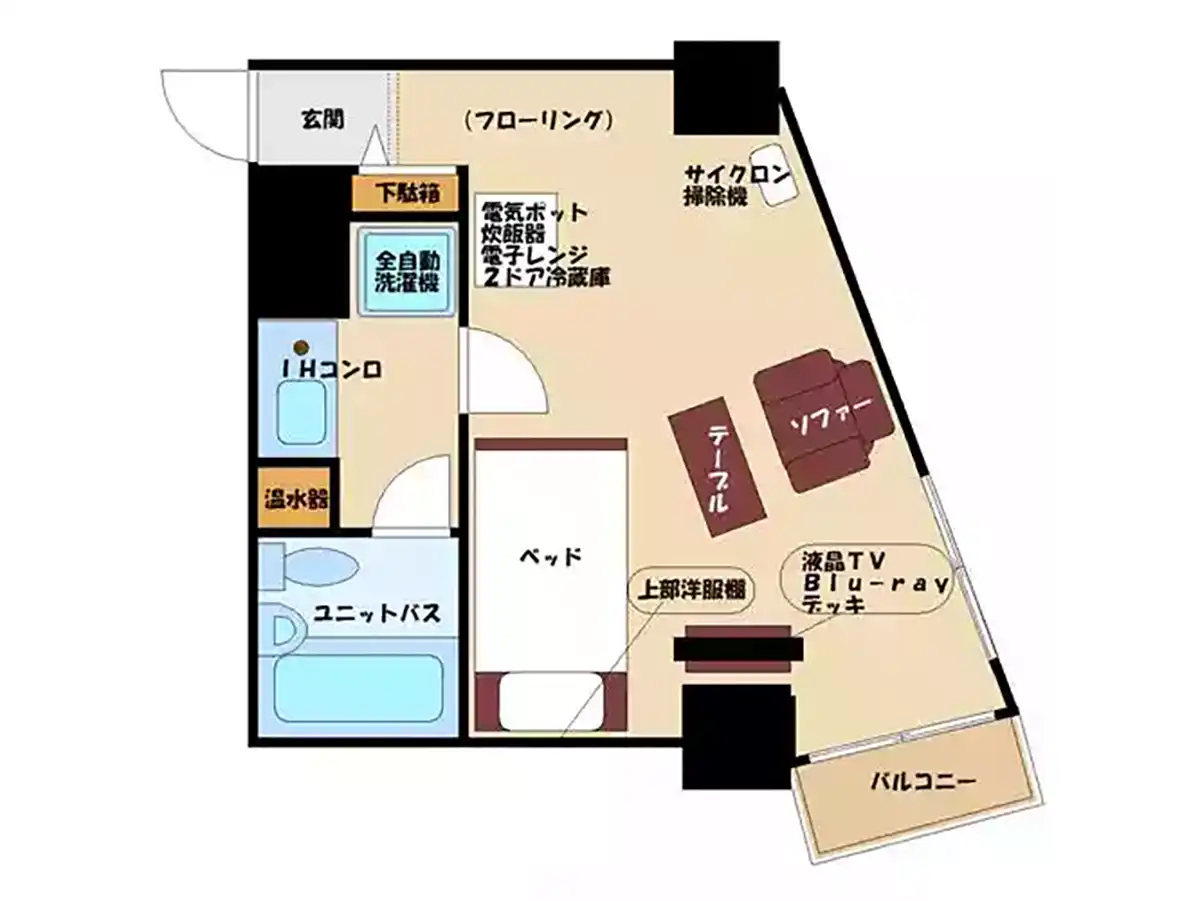 エリアワン鹿児島天文館の間取り写真