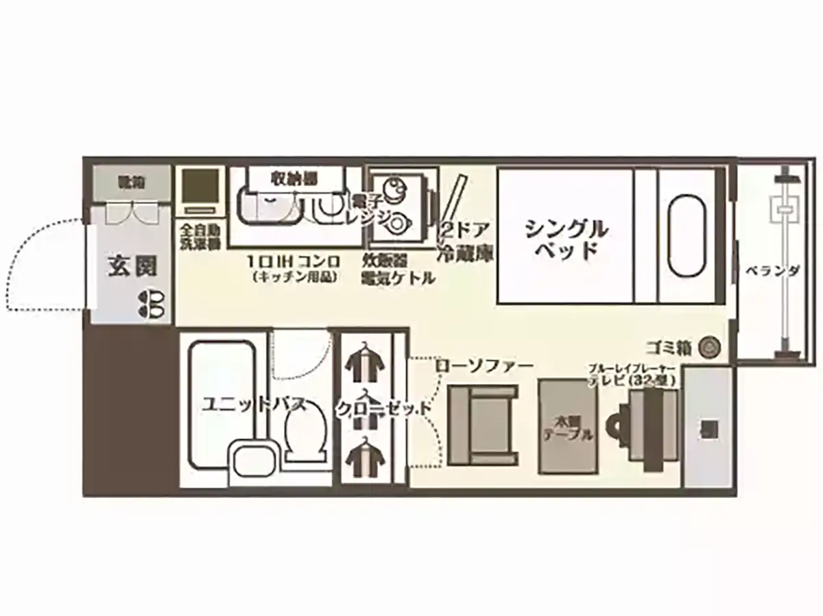 エリアワン石垣島の間取り写真