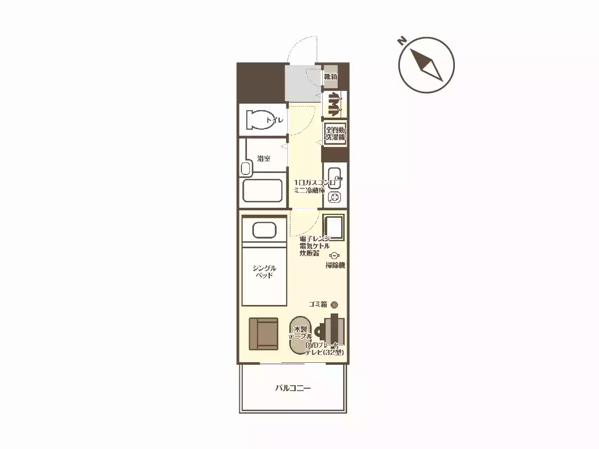 エリアワン神戸三宮シーサイドの間取り写真