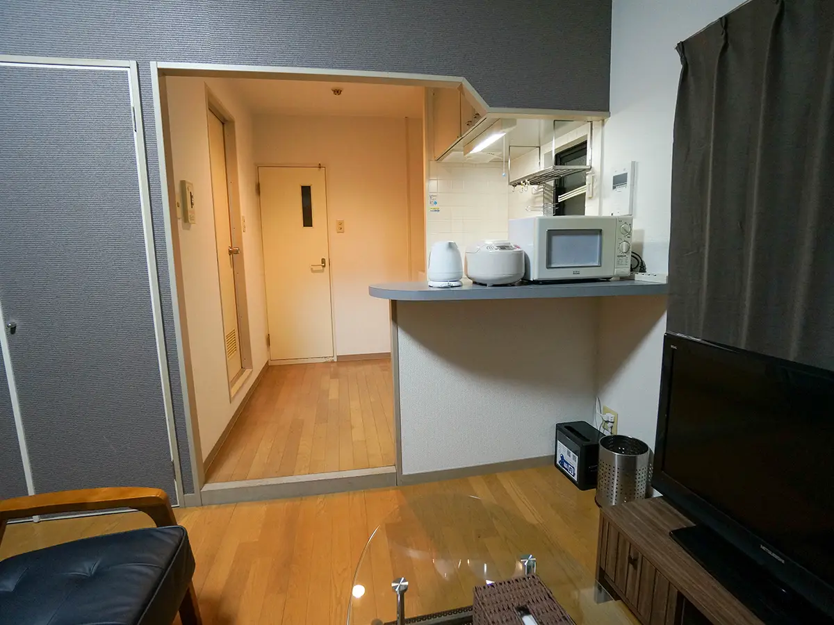 エリアワン岡山大学病院前の共有部写真