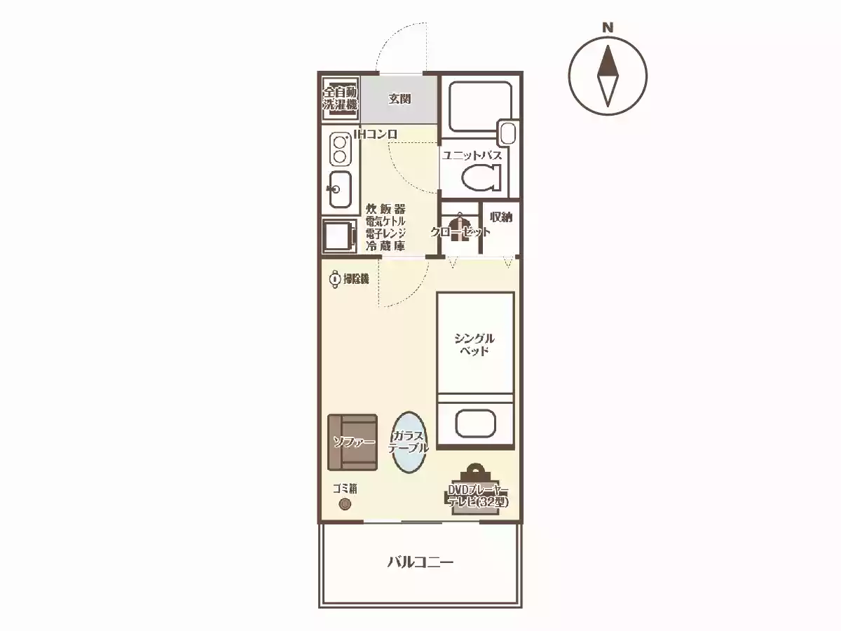 エリアワン岡山医療センター前の間取り写真