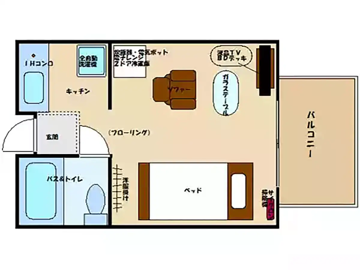 エリアワン和歌山城前の間取り写真