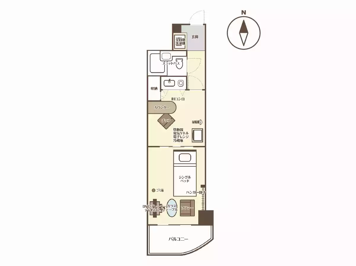 エリアワン鳴門リゾートの間取り写真