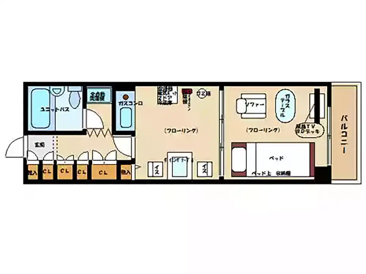 エリアワン和歌山十番丁の間取り写真