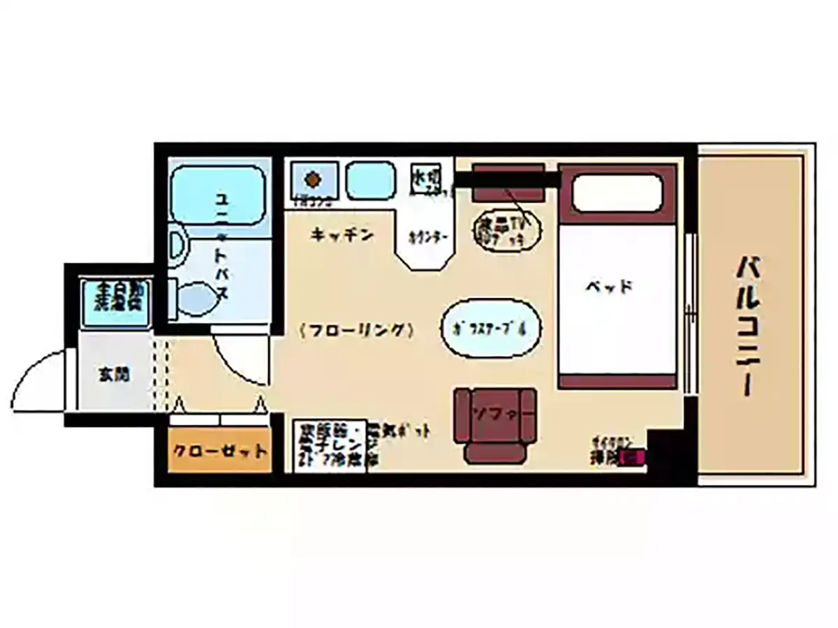 エリアワン栗林公園南の間取り写真