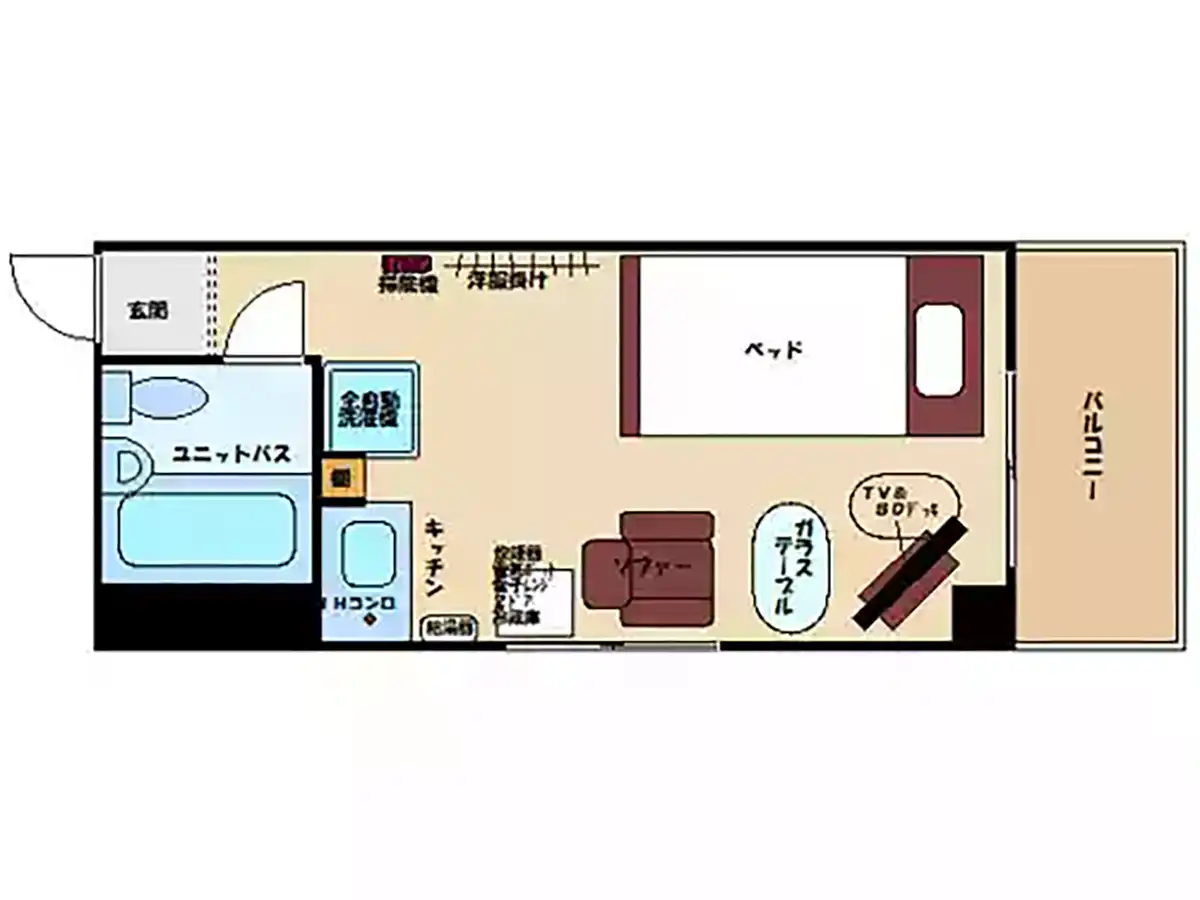 エリアワン福岡九州大学病院前の間取り写真