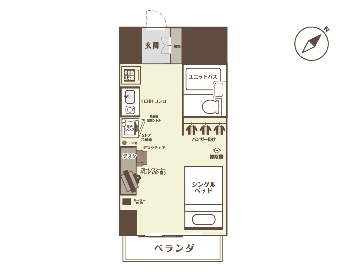 エリアワン富士駅南前の間取り写真