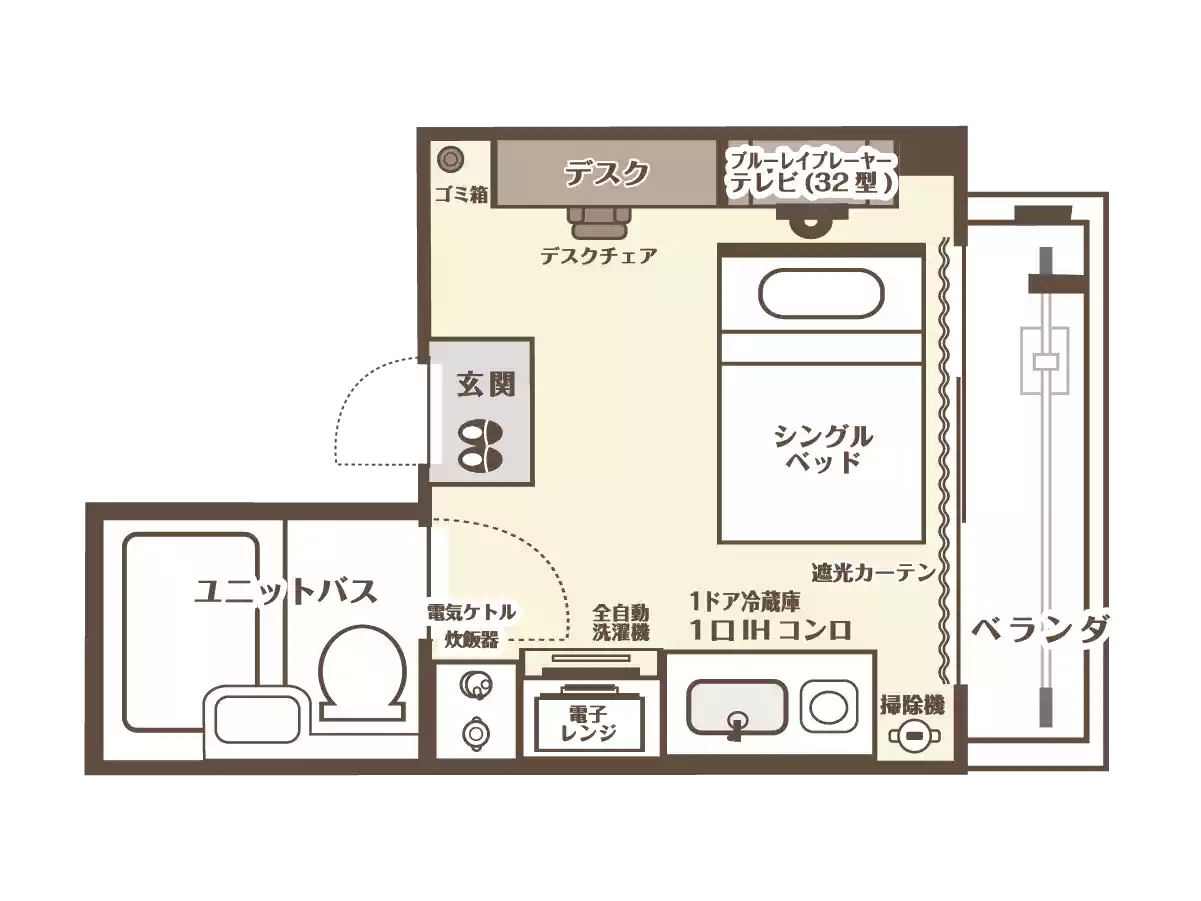 エリアワン梅田北 の間取り写真