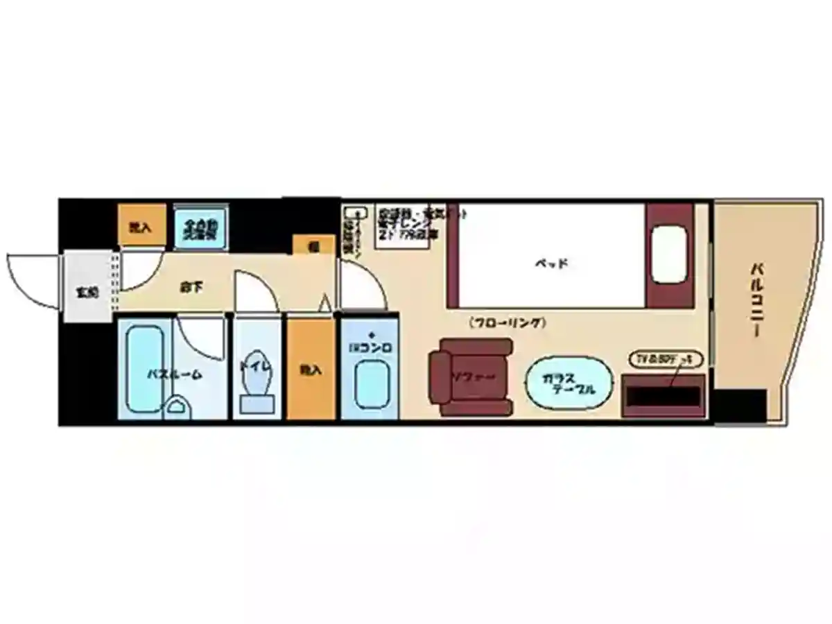 エリアワン長崎　諏訪神社前の間取り写真