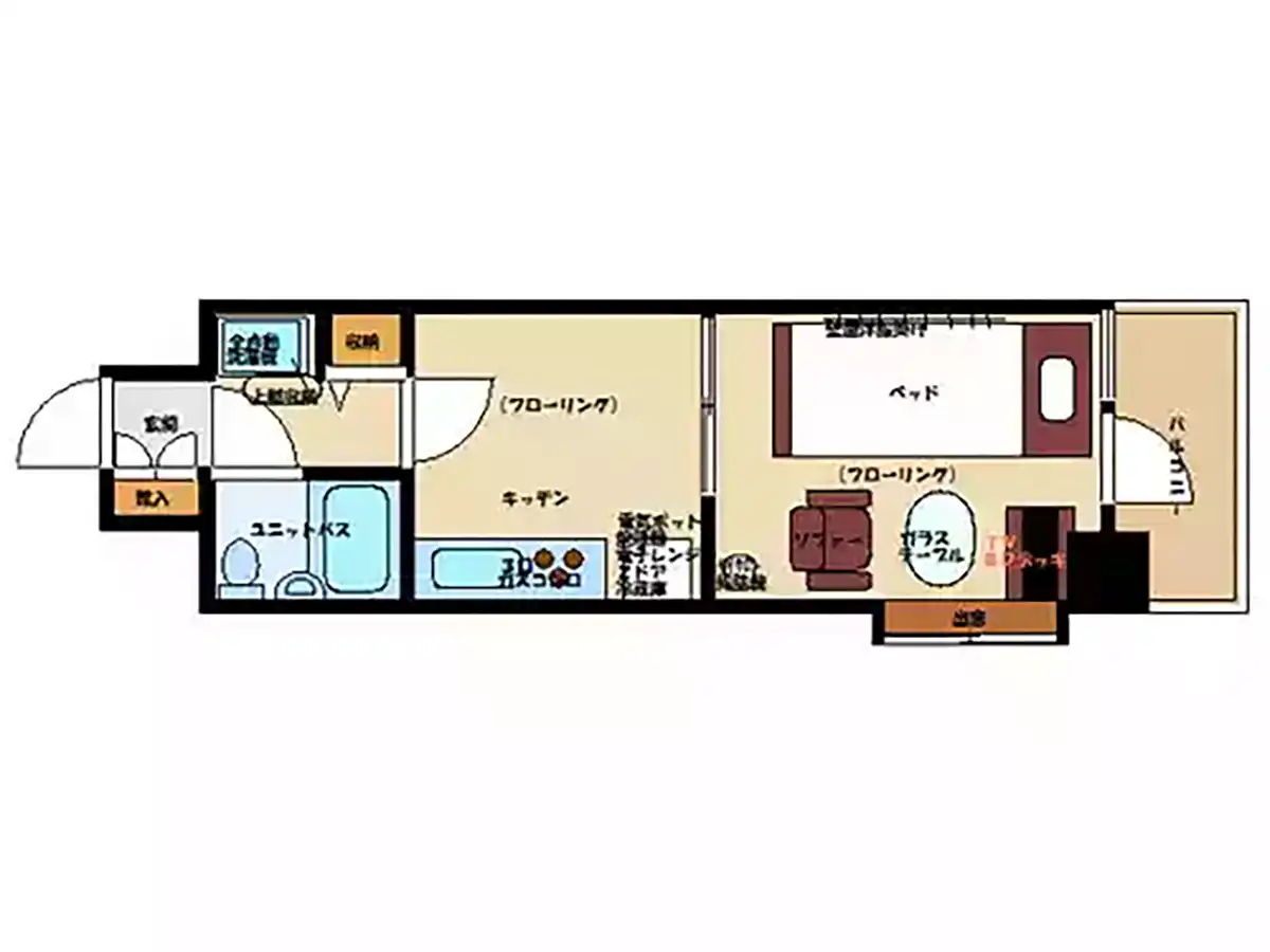 エリアワンいわき中央の間取り写真