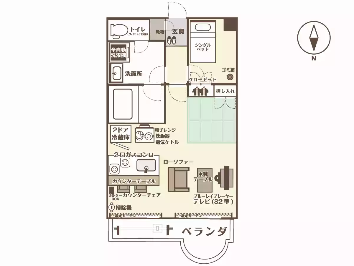 エリアワン伊勢志摩アーバンリゾートⅠの間取り写真