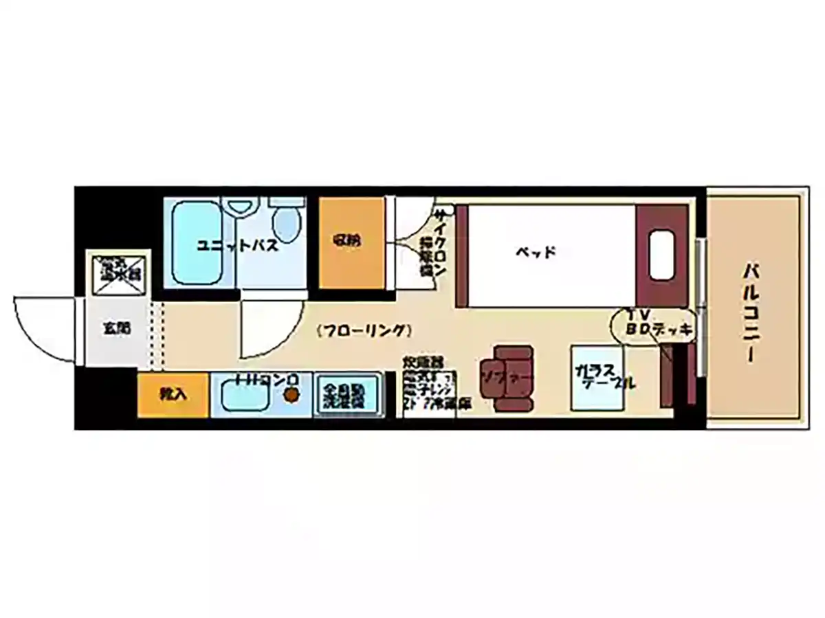 エリアワン長岡駅西の間取り写真