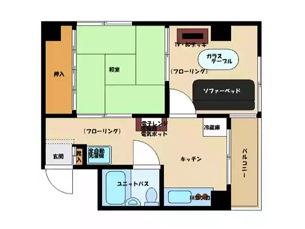 エリアワン佐賀駅の間取り写真