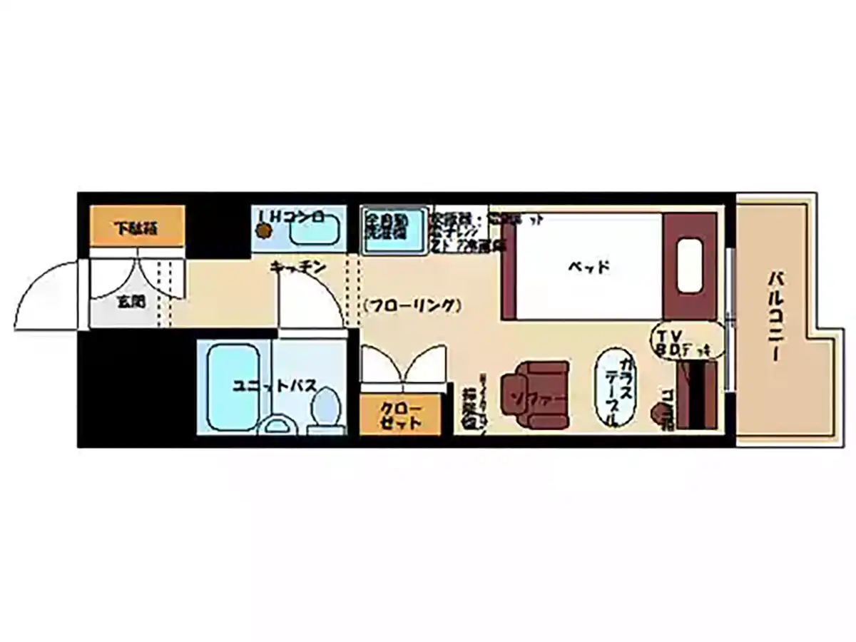 エリアワン山口湯田温泉の間取り写真