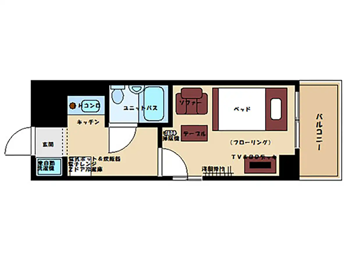 エリアワン名古屋丸の内の間取り写真