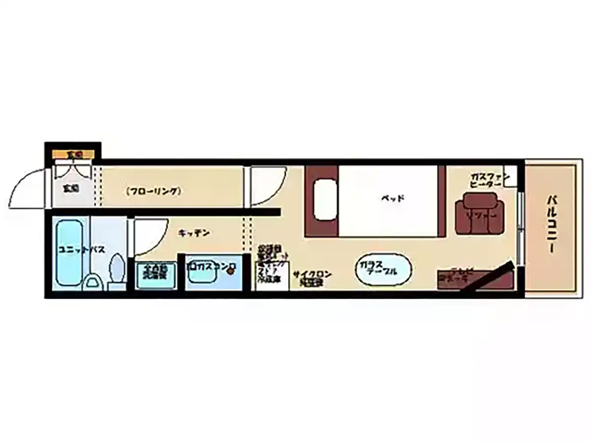 エリアワン青森の間取り写真