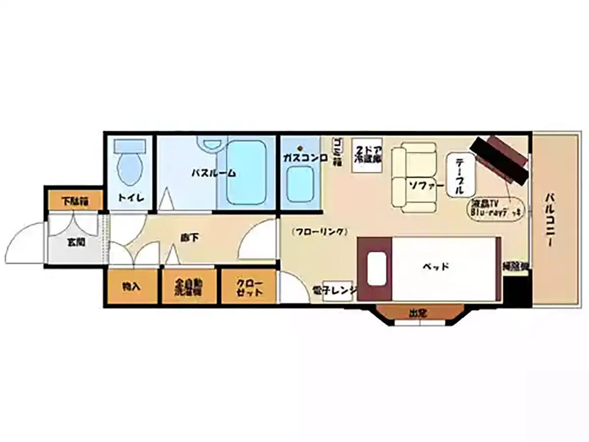 エリアワン福山ばら公園の間取り写真