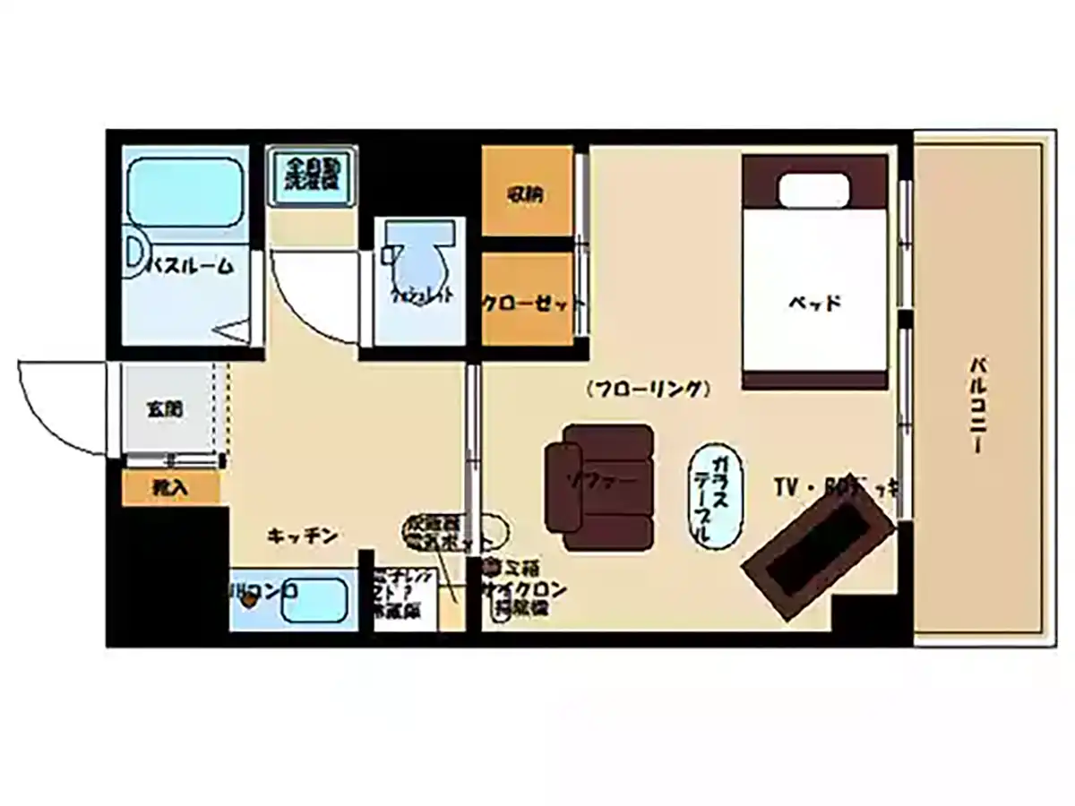 エリアワン山口　防府の間取り写真