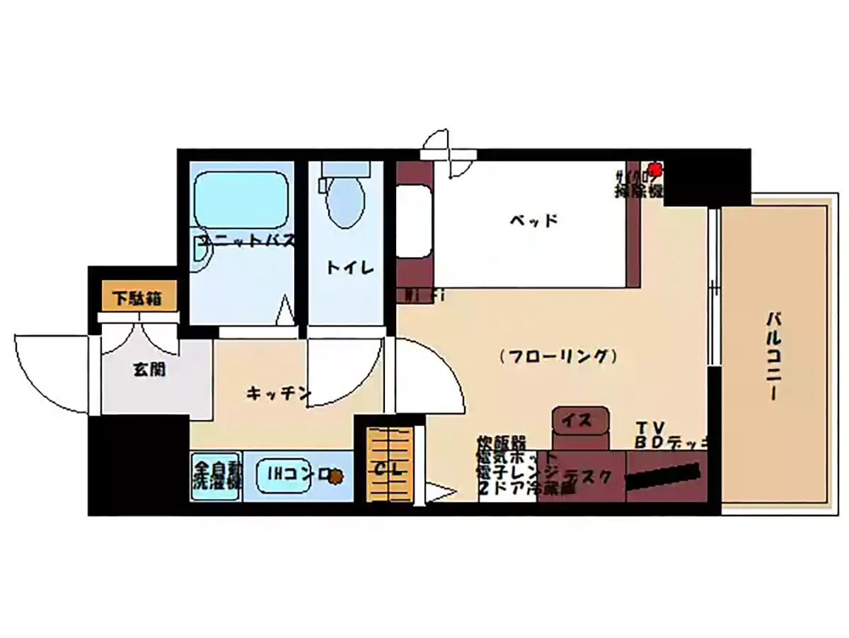 エリアワン北梅田 新梅田シティの間取り写真