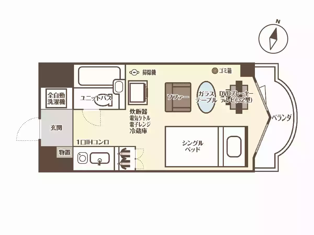 エリアワン函館五稜郭の写真