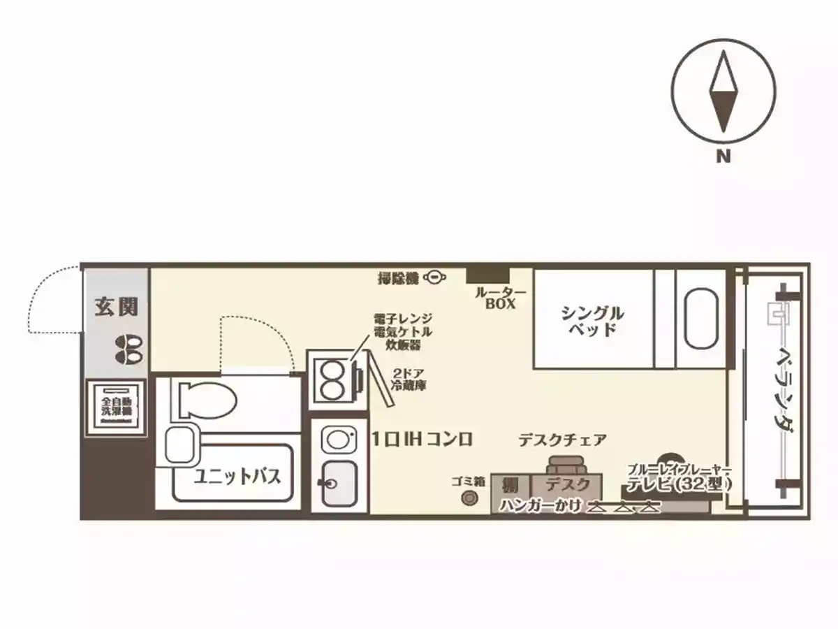 エリアワン和歌山三木町の間取り写真