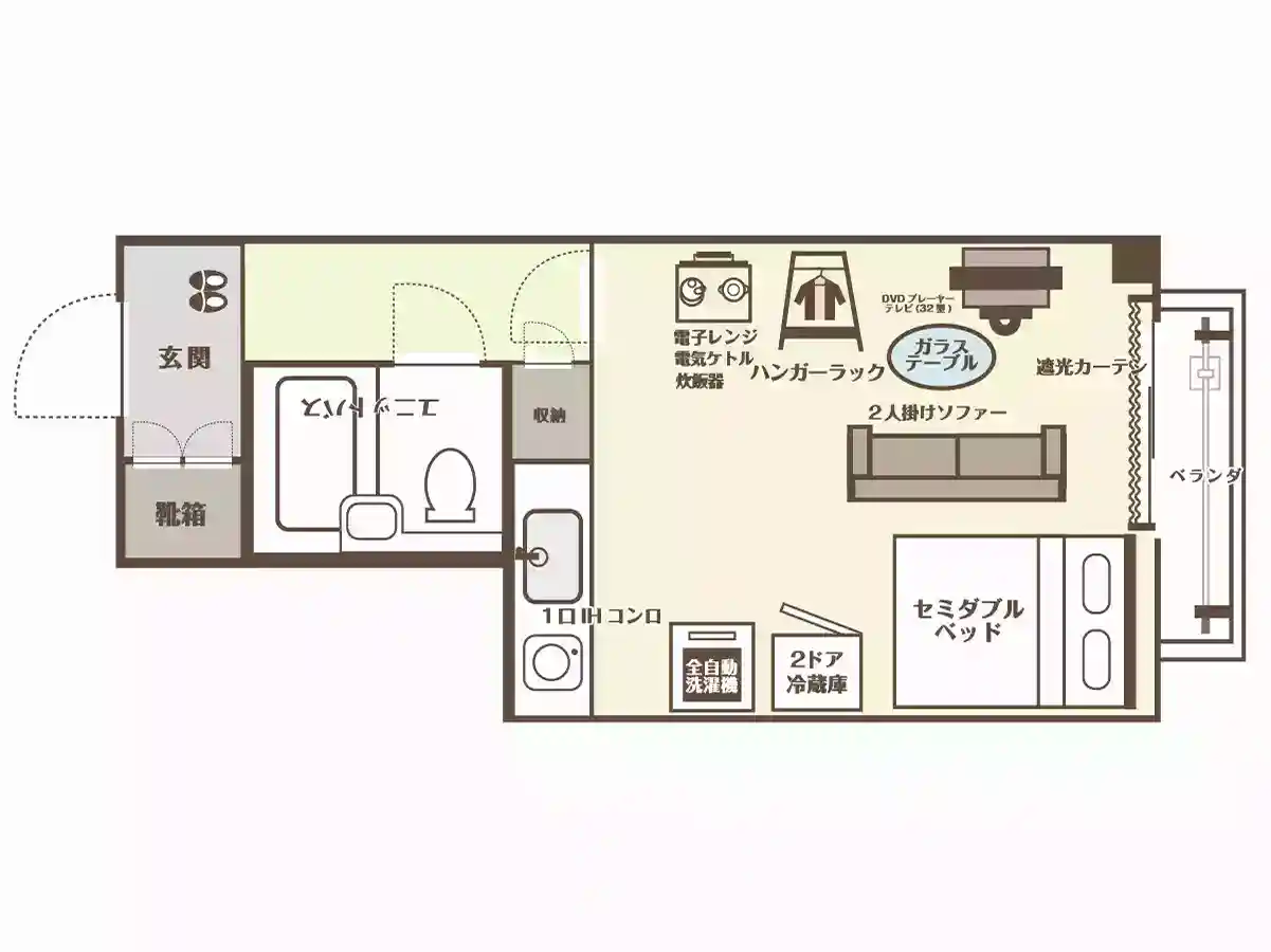 エリアワン琵琶湖アーバンリゾートの間取り写真