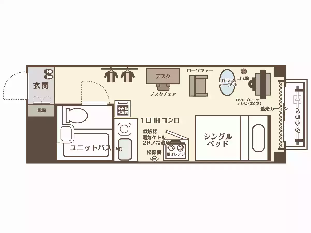 エリアワン山口下関の間取り写真