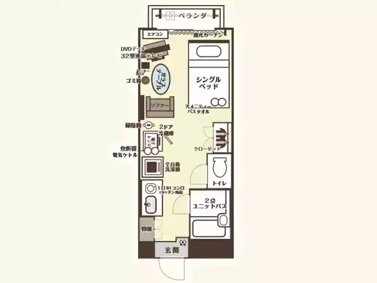 エリアワン福井の間取り写真