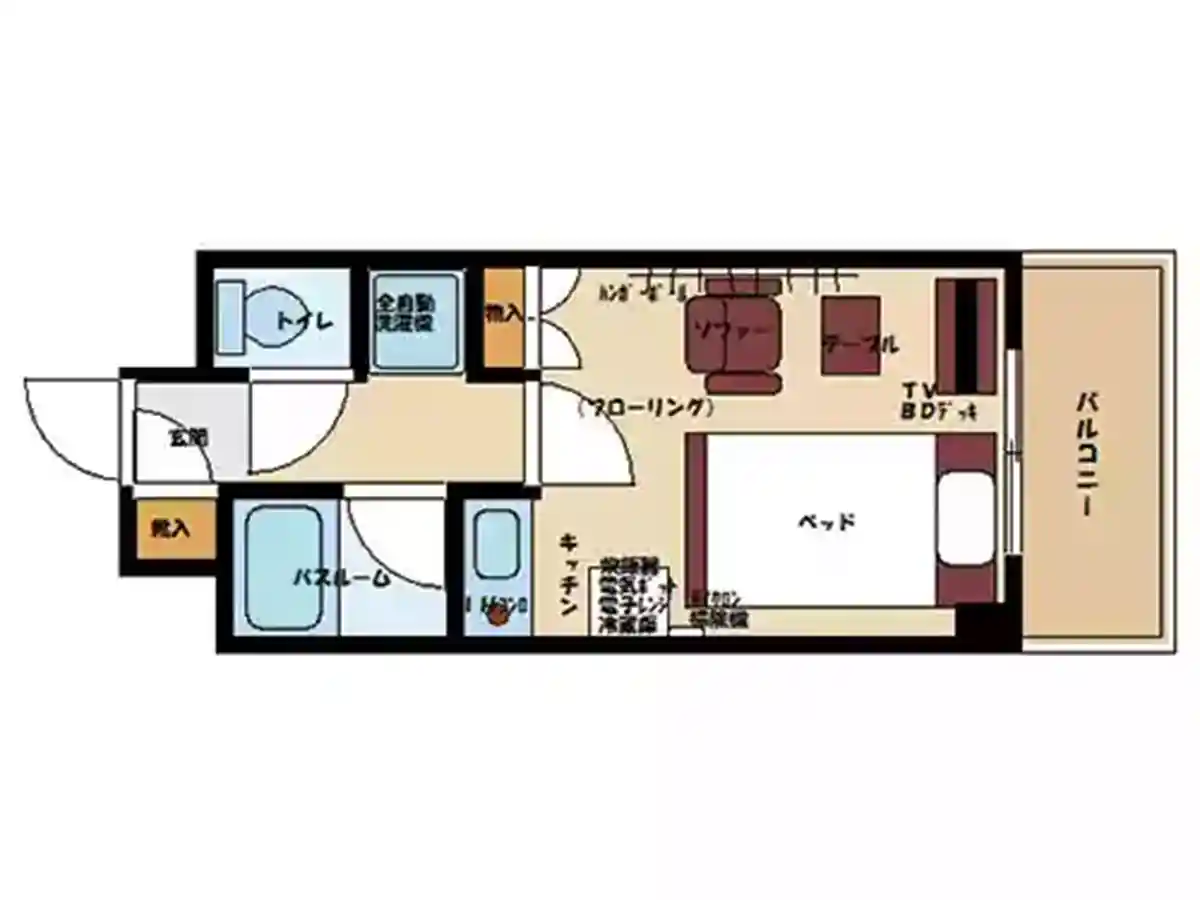 エリアワン大分駅前の間取り写真