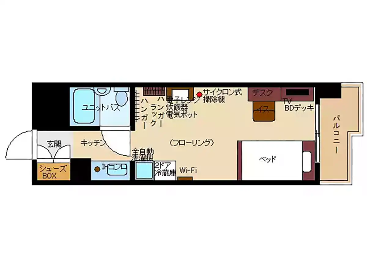 エリアワン山口湯田温泉の間取り写真