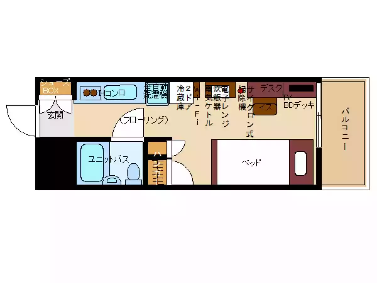 エリアワン秋田千秋公園の間取り写真