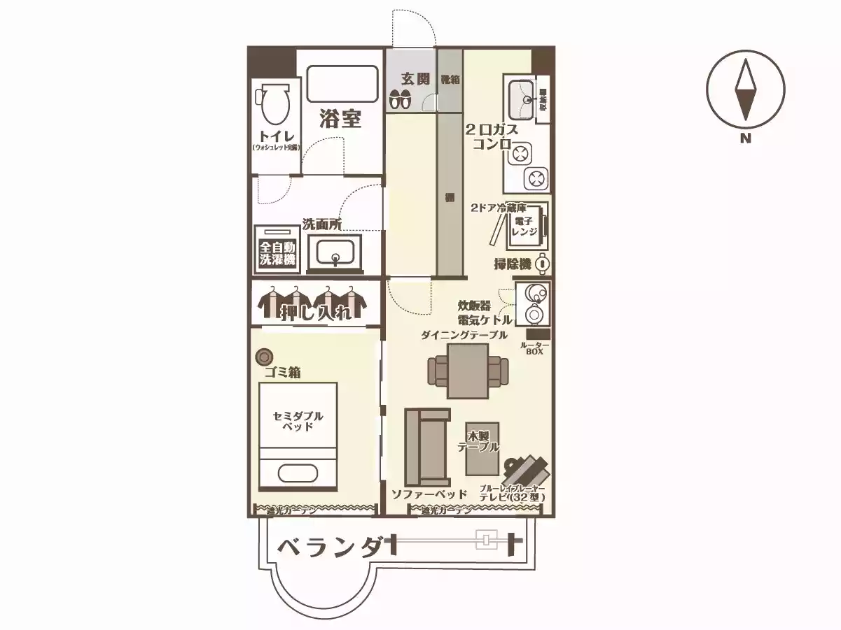 エリアワン伊勢志摩アーバンリゾートⅠの間取り写真