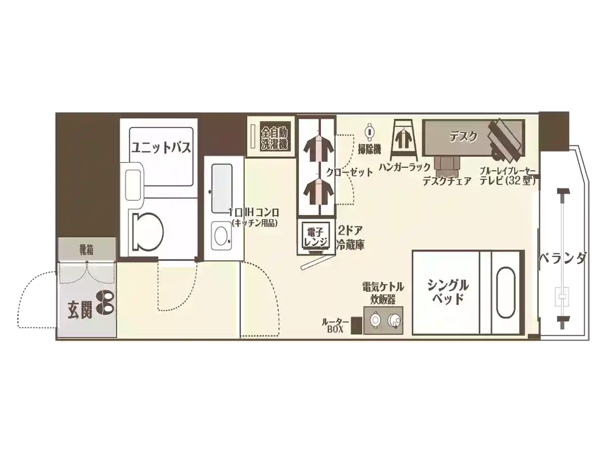 エリアワン山形相生町の間取り写真